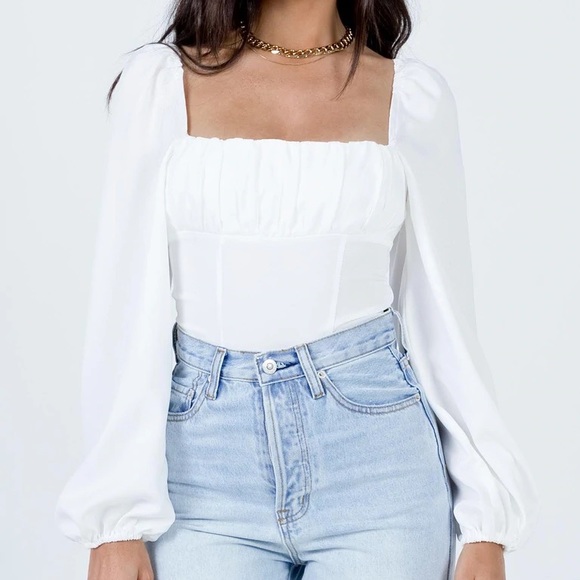 Princess Polly Tops - Princess Polly Laura Bodysuit
